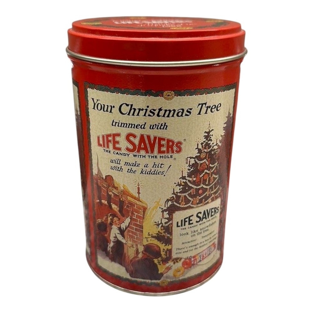 1988 Vintage Life Savers Limited Edition Holiday Keepsake Tin - Empty